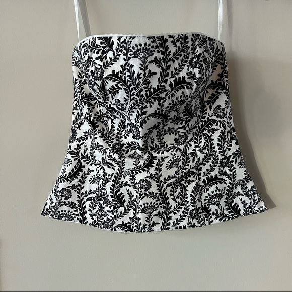 White House Black Market Corset Tube Top - Picture 3 of 5